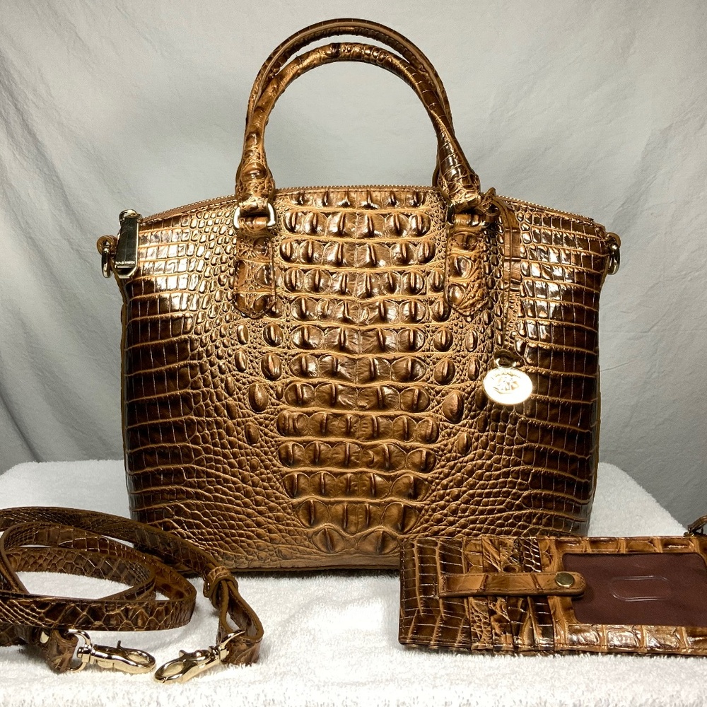 Brahmin Duxbury Satchel and Credit Card holder